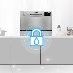 COMFEE 6.5L Freestanding Compact Dishwasher with LED Display, Decibels 47 Low Noise