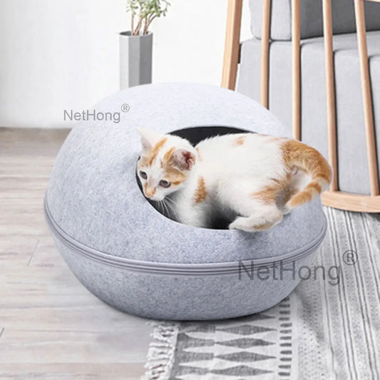 Cozy Cat Bed Home Removable Pet House for Cats Breathable Puppy Cat Kedi Malzemeleri kattenmand Cats Products for Pets Supplies