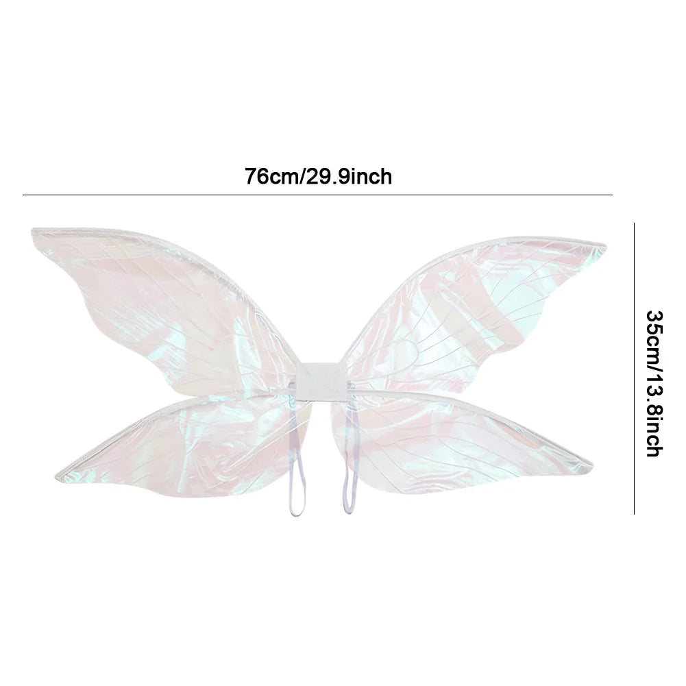 Butterfly Fairy Wings Costume Women Girls Princess Elf Angel Wing for Halloween Party Favor Cosplay Costume Dress Up Props