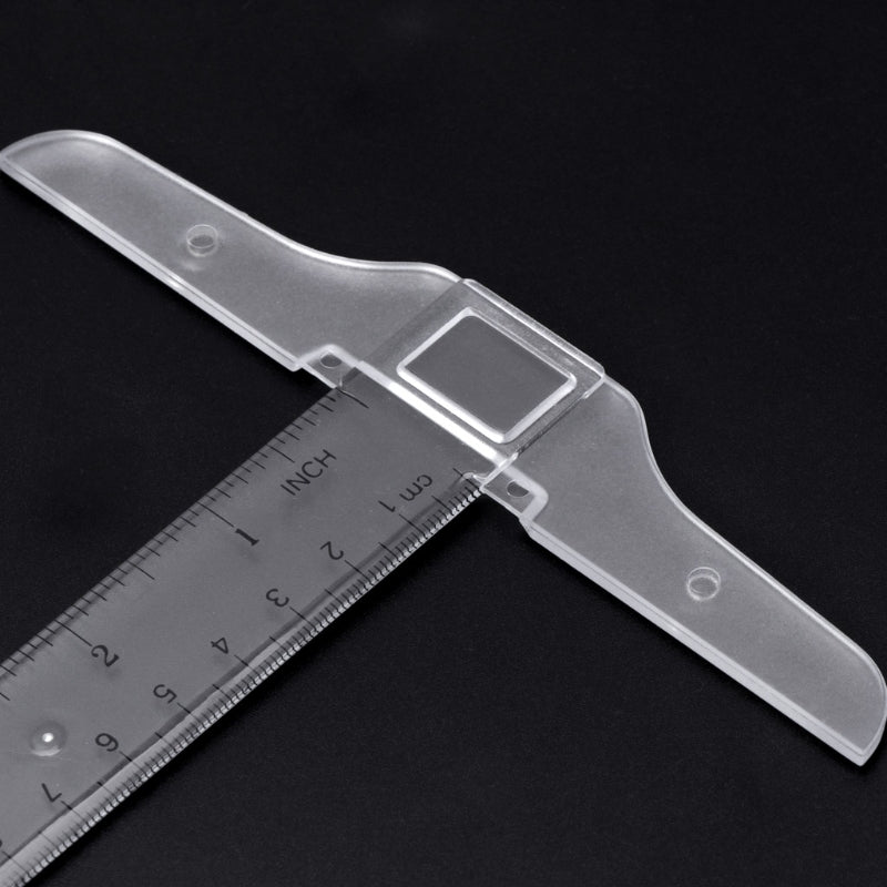 T Square Ruler Acrylic T Shape Ruler Clear Transparent Measurements Straight Ruler In Both Inches and Metric Measurement