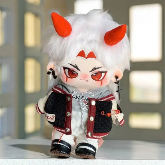 Stuffed 20cm Game Genshin Impact Arataki Itto Cosplay Plush With Skeleton Dolls Toys for Fan Collection Plush Birthday Gifts