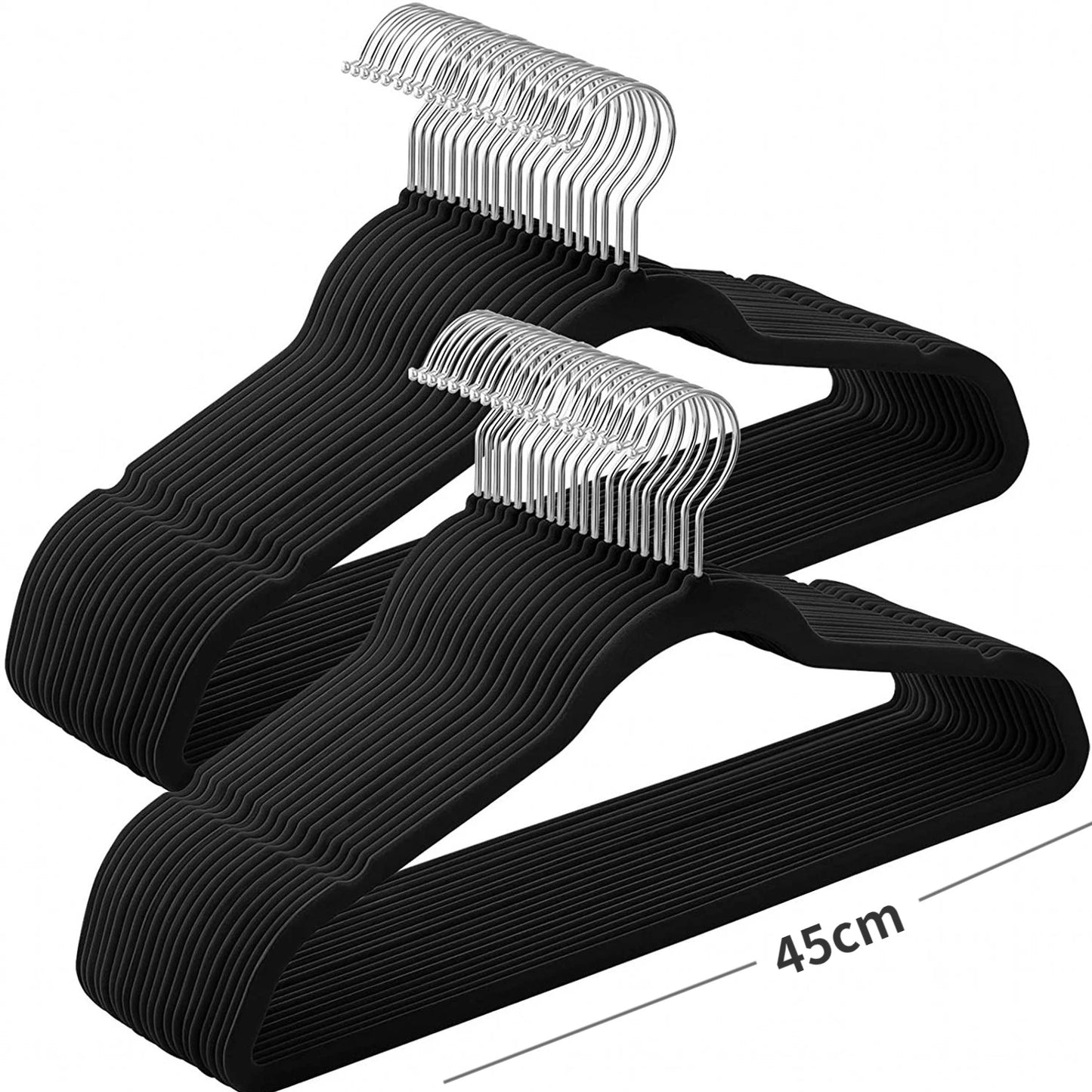 10pcs Flocking Clothes HangersThin High Quality Suits for Clothes Jackets Shirts Pants Coats Home Organizer organizador de ropa