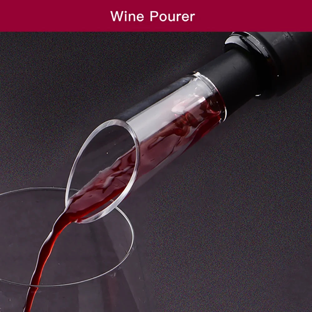 1Set Electric Wine Opener Automatic Corkscrew AA Battery Wine Bottle Opener With Foil Cutter For Kitchen Party Wine Lov Beer
