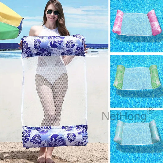 Portable Floating Water Hammock Toy Swimming Chair Iatable Float Pool Beds~