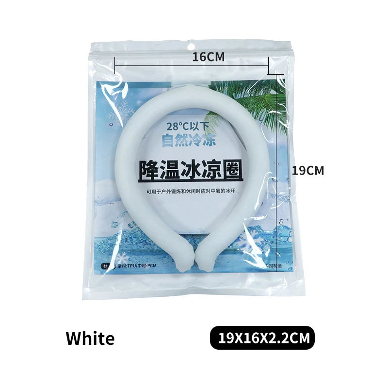 Summer Supplies To Prevent Heatstroke Cooling Artifacts Ice Neck Outdoor Sports Cooling Ring