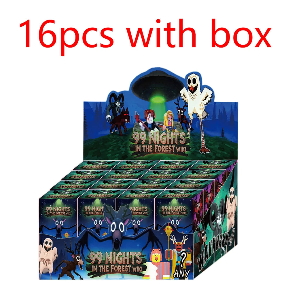 2025 New Hot 99 Nights In The Forest Monster Blind Box DEER Cartoon Milu Deer Stuffed Game Peripherals Halloween Toy Gifts