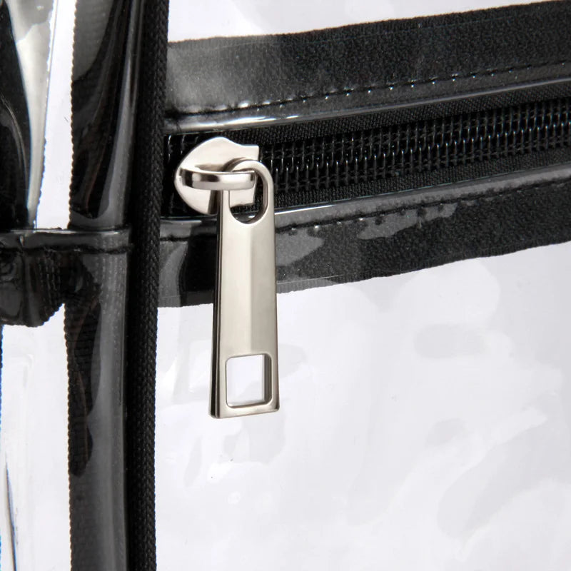 Clear Crossbody Purse Bag,Stadium Approved with Front Pocket for Concerts Sports Festivals Holiday Beach Waterproof Bag