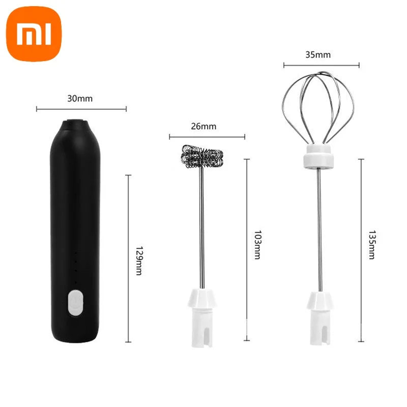 Xiaomi Electric Wireless Milk Frothers Blender Handheld Mini USB Rechargable 3 Speeds Coffee Mixer For Coffee Cappuccino Cream