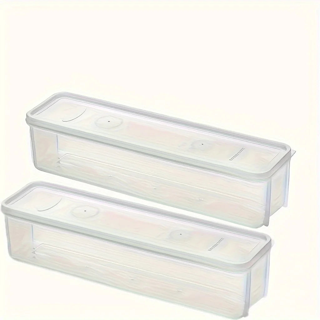 Premium Refrigerator Storage Containers - Airtight Fresh Food Preservation Boxes Set