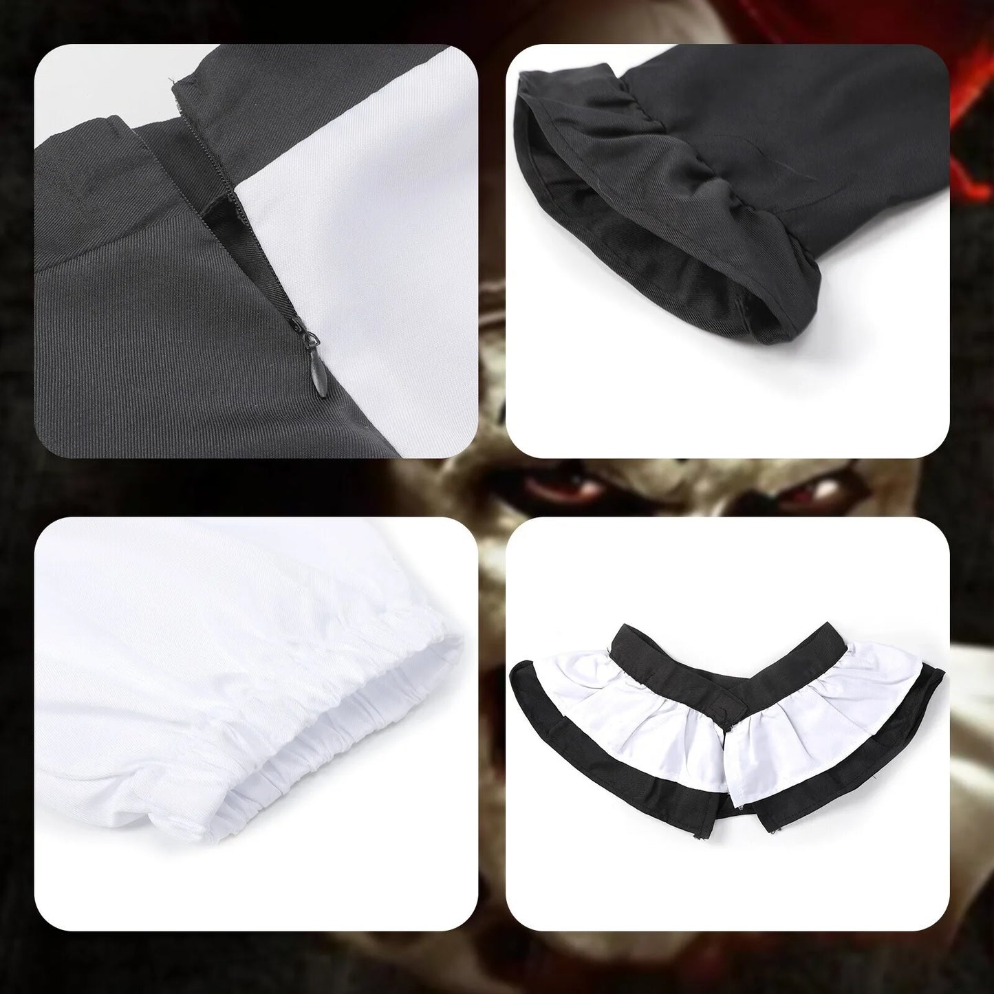 Terrifier 2 Art The Clown Cosplay Halloween Jumpsuit Fancy Dress Joker Costumes