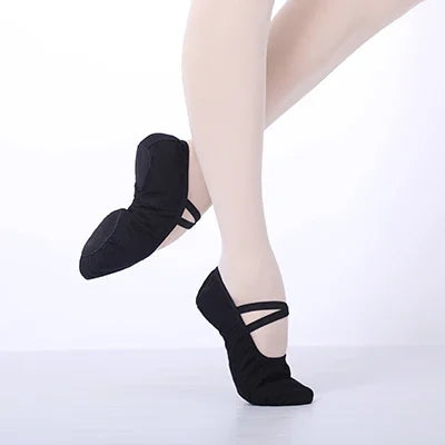 Women Ballet Shoes Canvas Girls Dance Slippers Split Sole Gymnastics Yoga Dancing Shoes Children Adult Ballerina Shoes