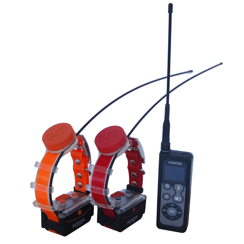 Waterproof for 2 Dog Gps tracker Collar for Hunting No Sim Card GPS-25002-PRO