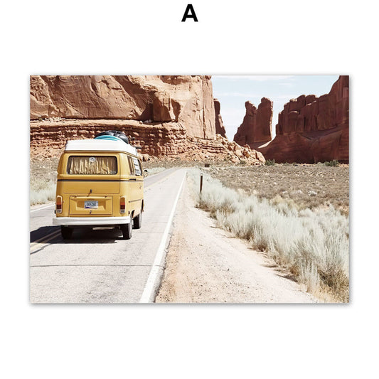 Living Room Decorated Canvas Painting