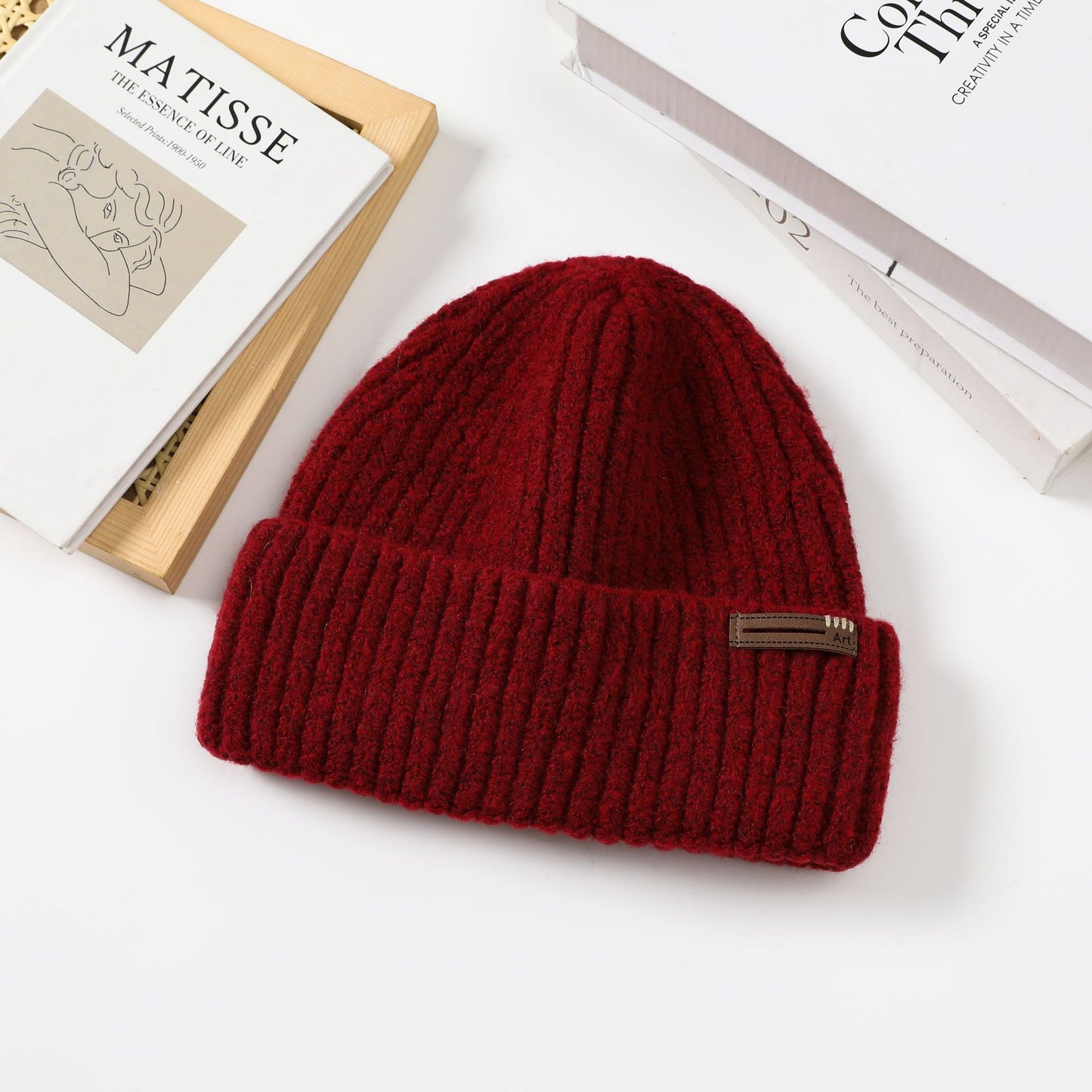 Wool Blend Beanie For Women In Autumn And Winter