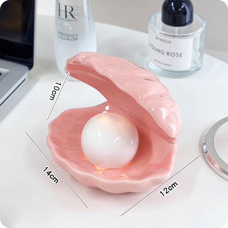 Cute Girl's Valentine's Day Birthday Gift Small Night Lamp Storage Box Tray