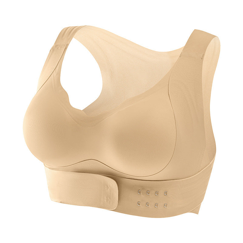 Cross Exercise Yoga Underwear Female Front Buckle Back Shaping Bra