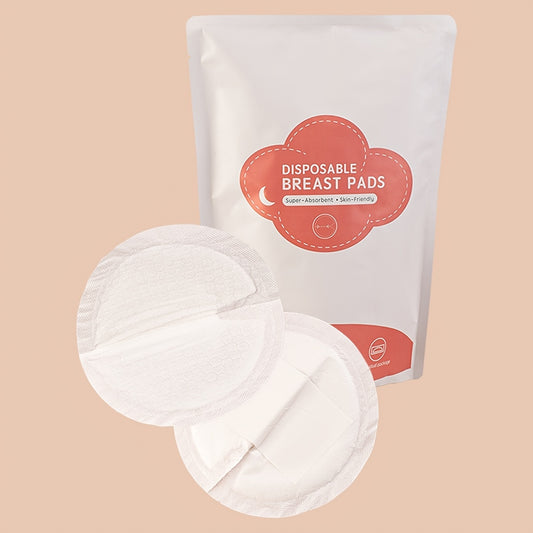 Premium Disposable Nursing Pads - Ultra Absorbent Breastfeeding Pads (48 Pack) | Leak-Proof & Stay-Dry