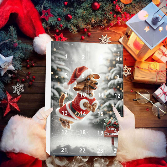 Christmas Coming Blind Box Sausage Dog Cup Pendant