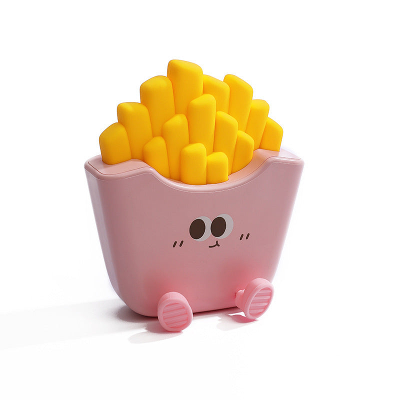 Creative Cute French Fries Night Light Charging Night Rechargeable Lamp Home Decor