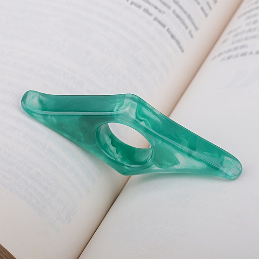 Premium Resin Bookmark Book Stand - Creative Thumb Reading Aid & Page Holder