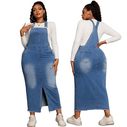 Casual And Versatile Denim Slimming Dress