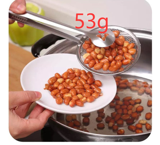 Multi-functional Oil Food Folder Kitchen Accessories Stainless Steel Fried Food Oil Scoop