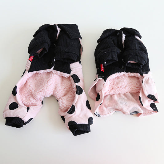 Petstyle Lapel Shoulder Strap Couple Clothes Pet Clothes Dog Clothes