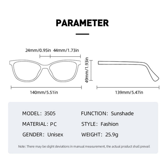 New Simple Sunglasses Round Rim Sunglasses