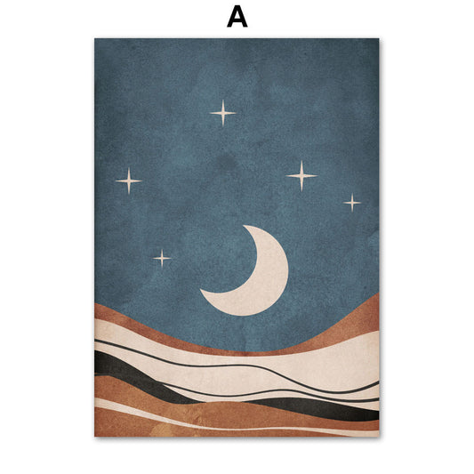 Living Room Decorated Canvas Painting