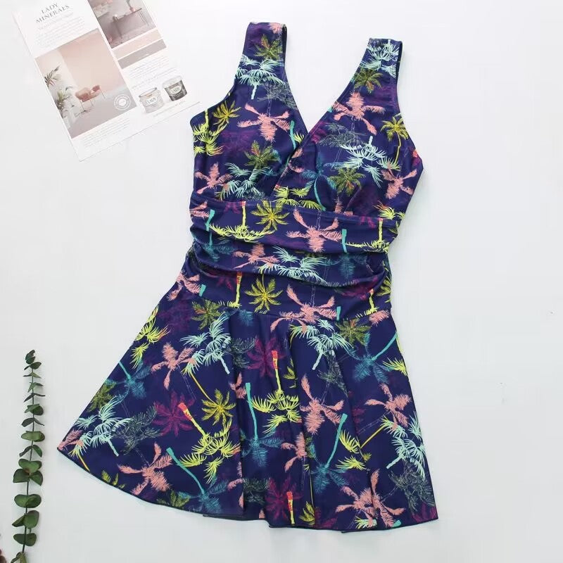 Einteiliger Badeanzug mit Bauchbedeckung für den Außenhandel