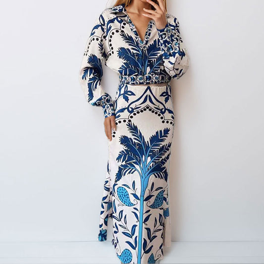 Flower Early Spring Idle Style Casual Fashion Set