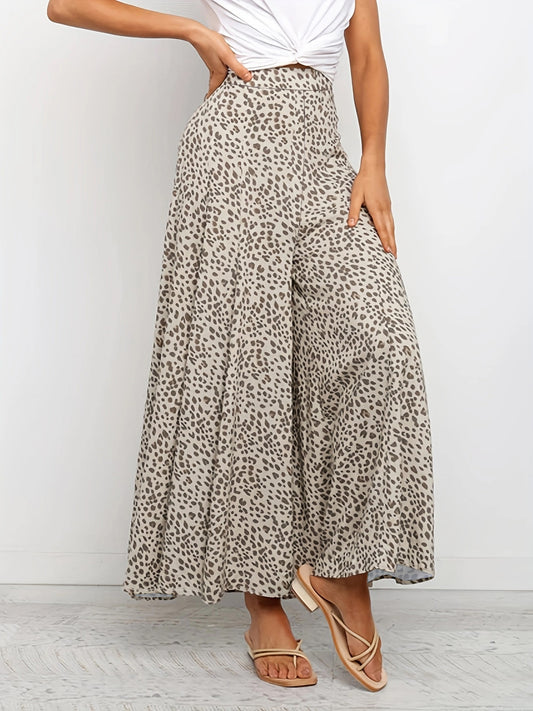 Women's Trousers Plus Size Loose Casual Solid Color