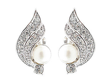 Valentine's Day Gift Angel Wings Pearl Ear Clip