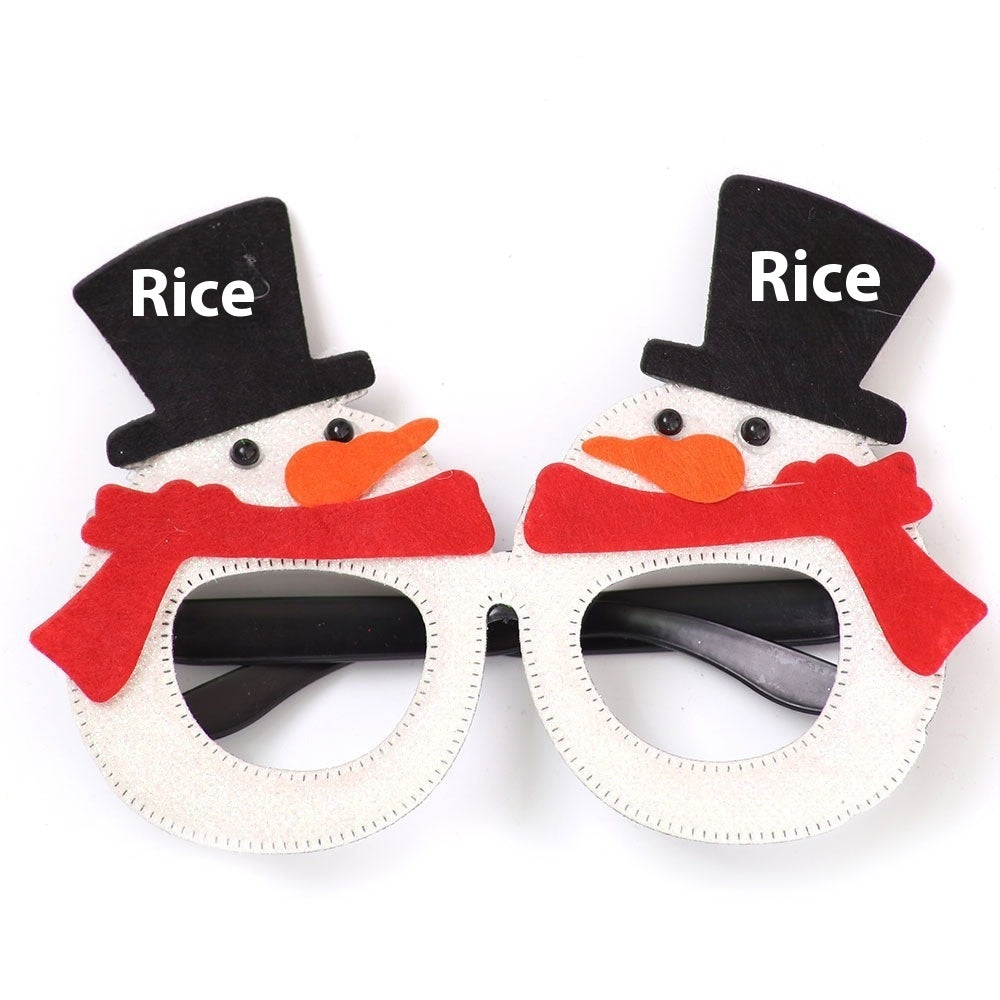 2025Golden Glasses Christmas Day Party Decoration