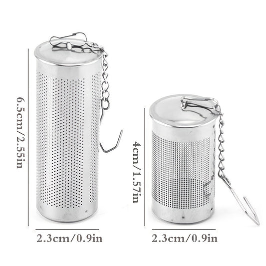 Stainless Steel Tea Filter with Hook - Keep Your Tea Leaves from Leaking and Your Cup Clean