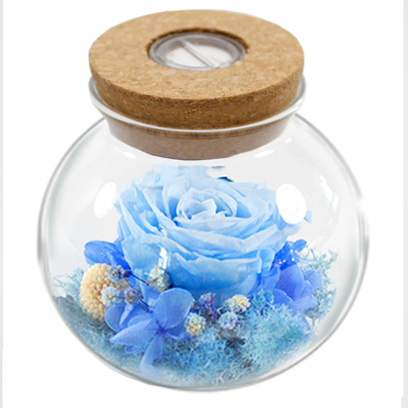 Led Color Luminous Preserved Fresh Flower Rose Christmas Valentine's Day Gift