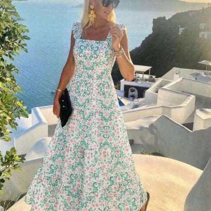Fashion Casual Printing Dress Women