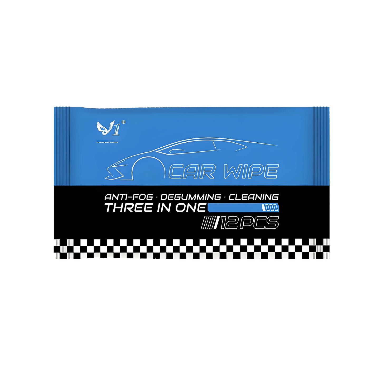 Safe Driving | Anti-Fog & Waterproof Car Wipes for Windshields, Mirrors, and Helmets - 3-in-1 Cleaning Formula for Fog Removal, Oil Film Removal, and Streak-Free Shine - Fit for All Vehicles