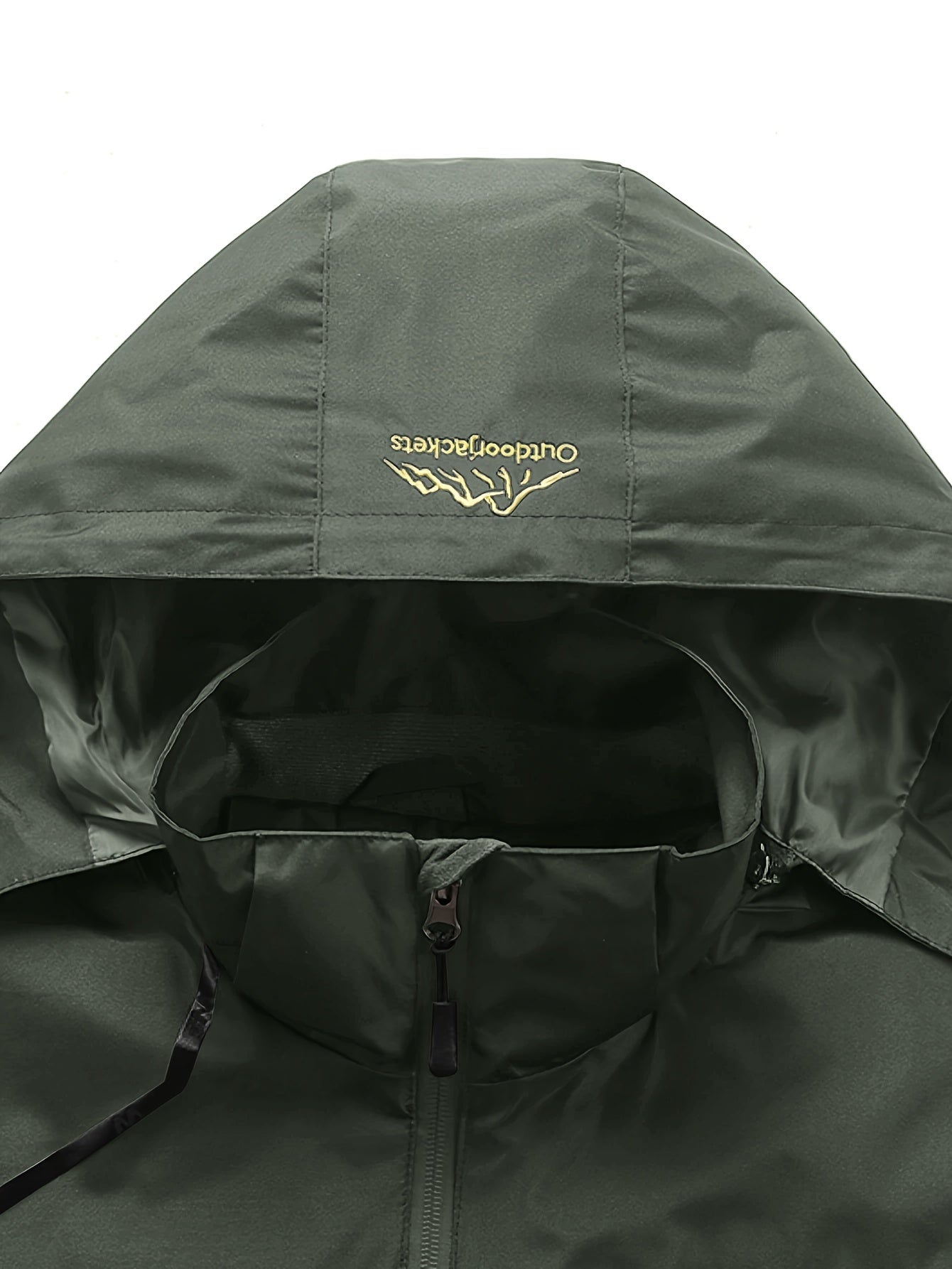 Mens Premium Waterproof Rain Jacket - Durable & Breathable Windbreaker with Adjustable Hood - Ideal for Hiking, Travel, and Outdoor Adventures