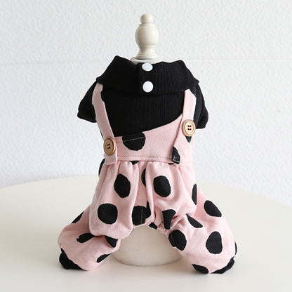 Petstyle Lapel Shoulder Strap Couple Clothes  Pet Clothes Dog Clothes