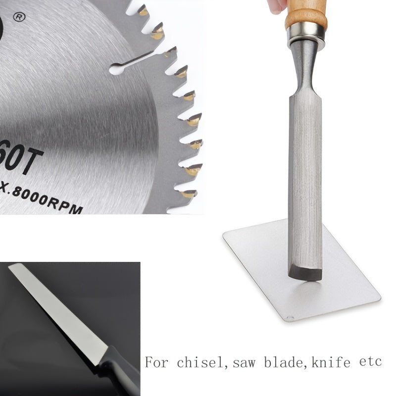 Sharpening Made Easy 2-Sided Credit Card Artificial Diamond File with 600 Fine & 1000 Extra Fine Grits - Perfect for Knives, Chisels, Router Bits, Saw Blades & Scissors!