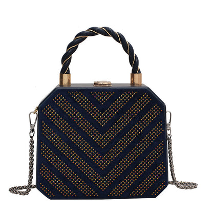 Simple Shoulder Bag Messenger Bag Metal Buckle Female Bag