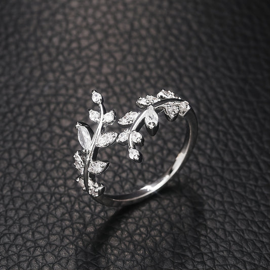 [Vine Style Stylish Ring] Stylish and Trendy Vine Style Ring, Elegant and Charming Ladies Ring, Ladies Ring Ornament