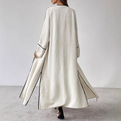 Fashionable Elegant Simple Women's Long-sleeve Cardigan Long Suit