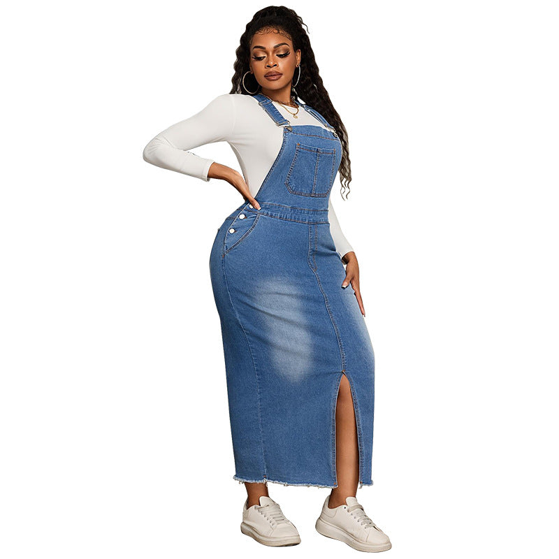 Casual And Versatile Denim Slimming Dress