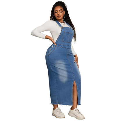 Casual And Versatile Denim Slimming Dress