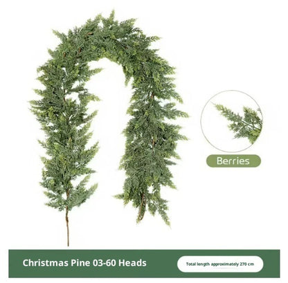 Thickened Cedar Rattan Decorations Christmas Pine And Cypress Rattan