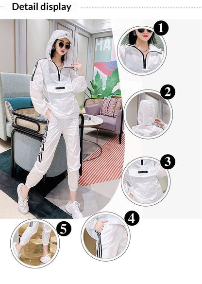 Fashionable Colorful Outerwear Set, Chic And Stylish