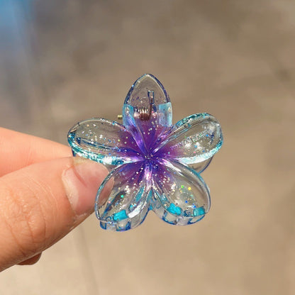 High Sense Plumeria Rubra Seaside Holiday Barrettes