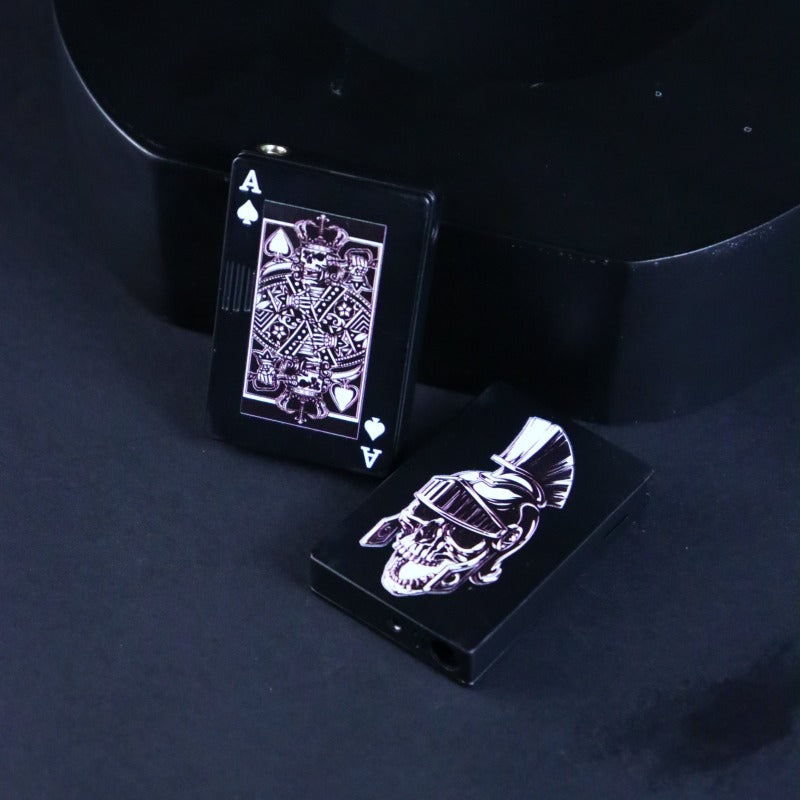 Inflatable Windproof Green Flame Lighter With Money Detector Light